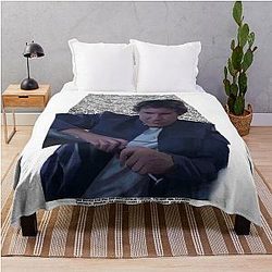 Harrison Ford Portrait Throw Blanket