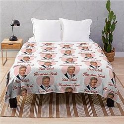Harrison Ford Fan Club Throw Blanket