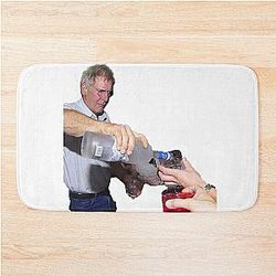 POV: Party Animal Harrison Ford Pours You a Drink Part 2 Bath Mat