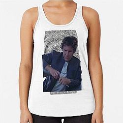 Harrison Ford Portrait Racerback Tank Top