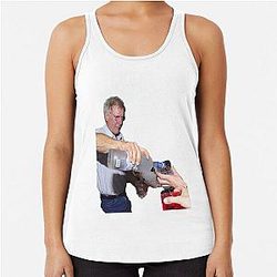 POV party animal Harrison Ford pours you a drink Racerback Tank Top part 2