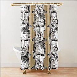 Sketch of Harrison Ford Shower Curtain