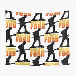 Harrison Ford themed graphic design tapestry
