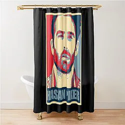 Hasan Piker Vintage Shower Curtain