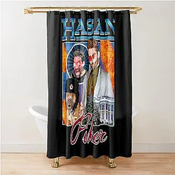 Vintage Hasan Piker Game Shower Curtain