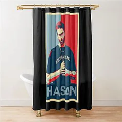 Vintage Hasan Piker Game Shower Curtain