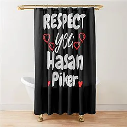 Vintage Hasan Piker Game Limited Edition Shower Curtain