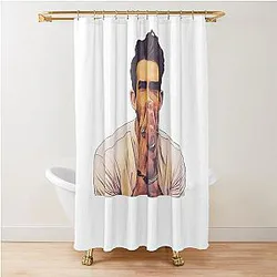 Streamer Hasan Piker Retro Style Shower Curtain