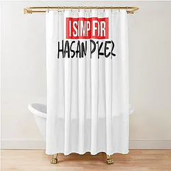 Graphic Simp Hasan Piker Game Shower Curtain