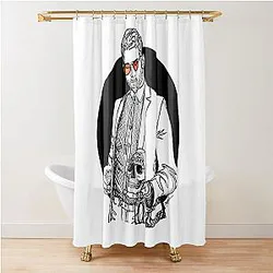 Limited Edition Hasan Piker Journalist Producer Stream Dark Shower Curtain