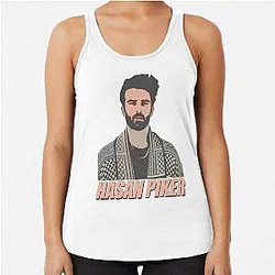 Journalist Hasan Piker Racerback Tank Top