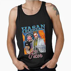 Vintage Journalist Hasan Piker Gaming Tank Top