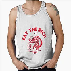 Eat The Rich Doner Kebab Karl Marx Hasan Piker Tank Top