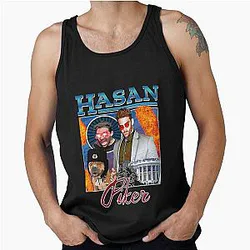 Retro Style Game Tank Top with Hasan Piker