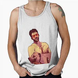 Retro Style Hasan Piker With Cute Journalist Awesome Tank Top