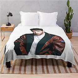 Hasan Piker In Coat Journalist Throw Blanket