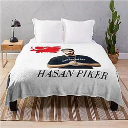 Vintage Hasanabi Piker Twitch Limited Edition Throw Blanket