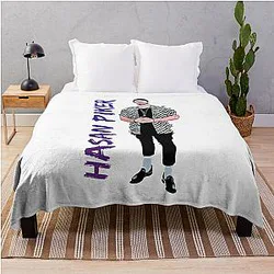 Handsome Gaming Hasan Piker Journalists Limited Edition Retro Style Throw Blanket