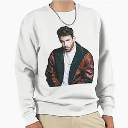 Graphic Hasan Piker in Coat Journalist Pullover Sweatshirt