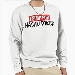 Graphic Simp Hasan Piker Awesome Pullover Sweatshirt