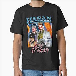 Vintage Journalist Hasan Piker Game Classic T-Shirt