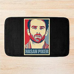 Vintage Hasan Piker Hope Journalist Bathmat