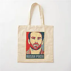Hasan Piker Hope Cotton Tote Bag