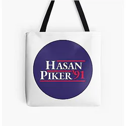Hasan Piker Sticker Tote Bag