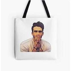 Streamer Hasan Piker Retro Style All Over Print Tote Bag