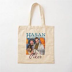 Retro Style Hasan Piker Tubbo Cotton Tote Bag