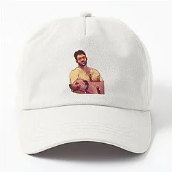Retro Style Hasan Piker Cute Dog Journalist Awesome Dad Hat