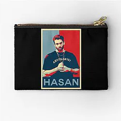 Hasan Piker Twitch Streamer Game Zipper Pouch