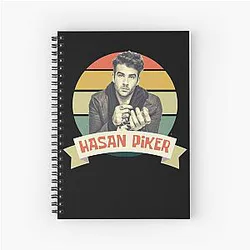 Retro Style Hasan Piker Twitch Streamer Notebook