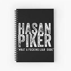Hasan Piker Spiral Notebook