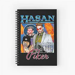 Hasan Piker Spiral Notebook