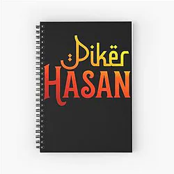 Twitch Streamer Hasan Piker Spiral Notebook