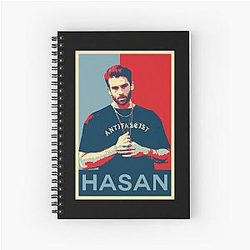 Hasan Piker Twitch Streamer Notebook