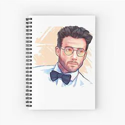 Tubbo Hasan Piker Retro Style Spiral Notebook