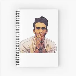 Streamer Hasan Piker Retro Spiral Notebook