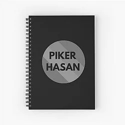 Hasan Piker Spiral Notebook