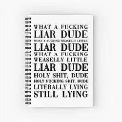Cute Hasan Piker What Dude Sig Spiral Notebook