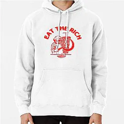 Eat The Rich Döner Kebab Karl Marx Socialist Hasan Piker Pullover Hoodie