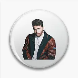 Graphic Hasan Piker in coat, Journalist Pin