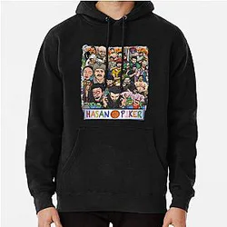 Classic Hasan Piker Retro Pullover Hoodie