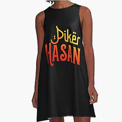 Twitch Streamer Hasan Piker Journalist A-Line Dress