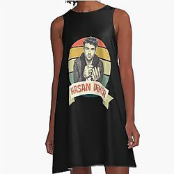 Retro Style A-Line Dress for Twitch Streamer Hasan Piker