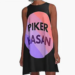 Hasan Piker A Line Dress