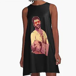 Twitch Hasan Piker Journalist Awesome Game A Line Dress