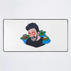 Hasan Piker - Hasanabi Rage Cartoon Desk Mat