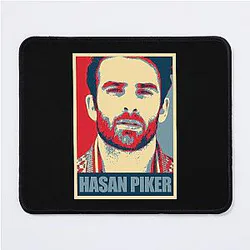 Vintage Hasan Piker Journalist Mouse Pad